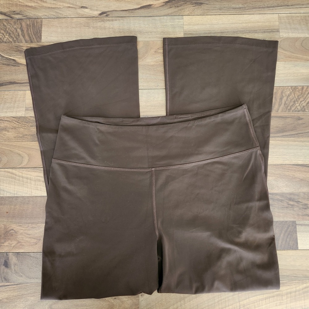 Lululemon Groove Super-High-Rise Flared Pants Nulu Java Size 20